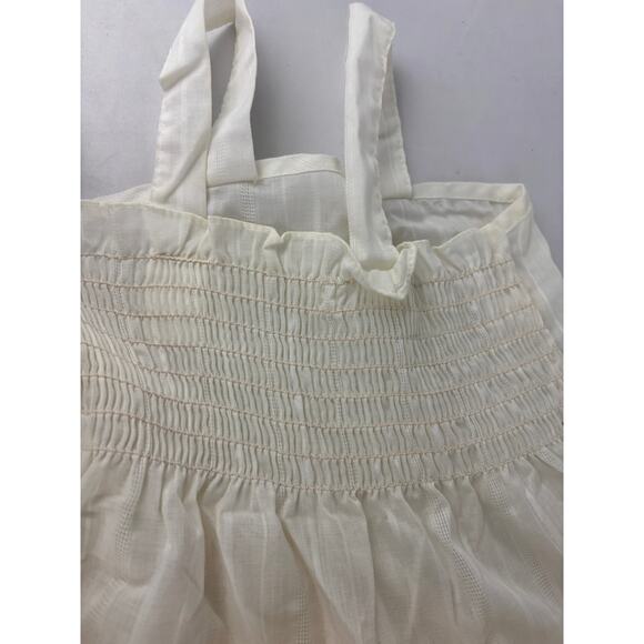 Vintage White Tiered Ruffles Dress with Shrug Pink Ribbon Lace Trim 6 USA - Picture 11 of 14